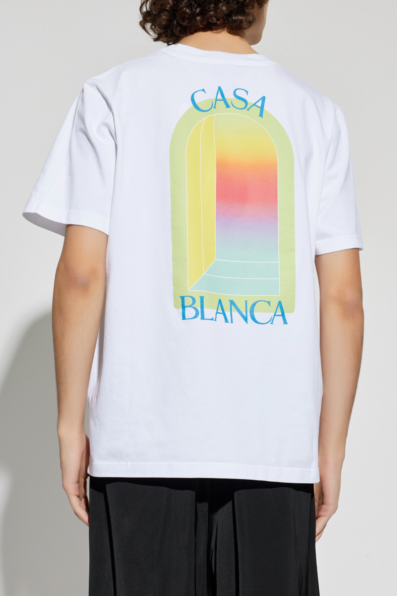 Casablanca T-shirt with logo | Men's | Vitkac